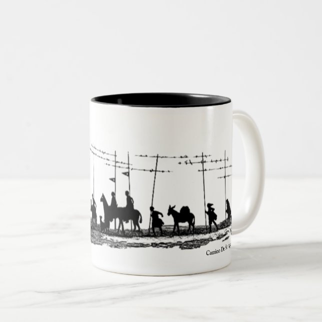 Mug Camino De Santiago Zweifarbige Tasse (VorderseiteRechts)