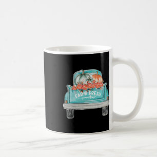 Mug Camion Citrouille Fraîche De Ferme Joyeux Automne