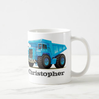 Mug Camion de déchargeur nommé fait sur commande de