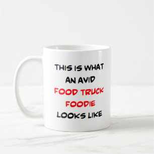 Mug camion de nourriture foodie, avide