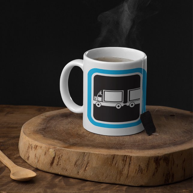 Mug Camion Et Remorque (Créateur téléchargé)