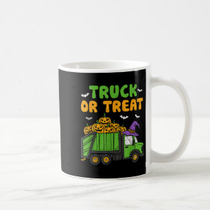 Mug Camion Ou Traiter Drôle Citrouille Poubelle Camion