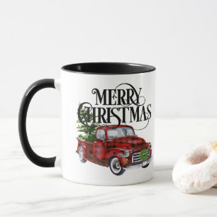 Mug Camion rouge - Musique de Noël
