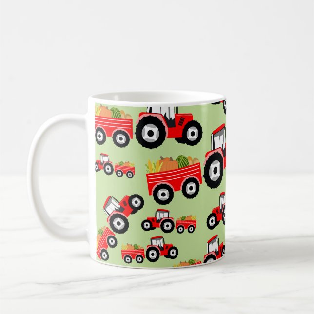 Mug Camion rouge produit de la ferme (Gauche)