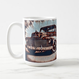 Mug Camion Rustique Grunge - Une beauté Vintage