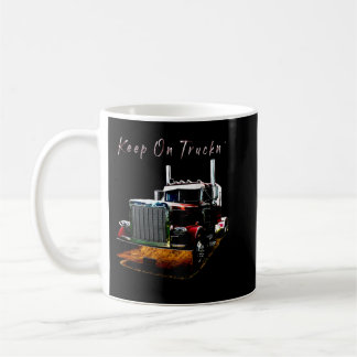 Mug Camion semi-adulte et jeune à garder sur le camion