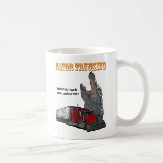 Mug Camionnage d'alligator (Droite)