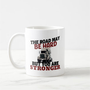 Mug Camionnette Femme Forte Route Résiliente Fierté de