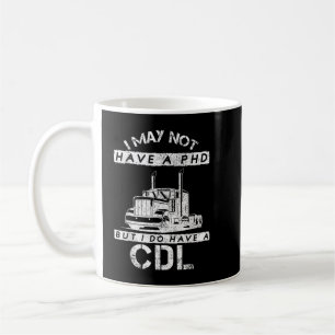 Mug Camionneur Diesel Heartbeat Semi-Trailer Conducteu