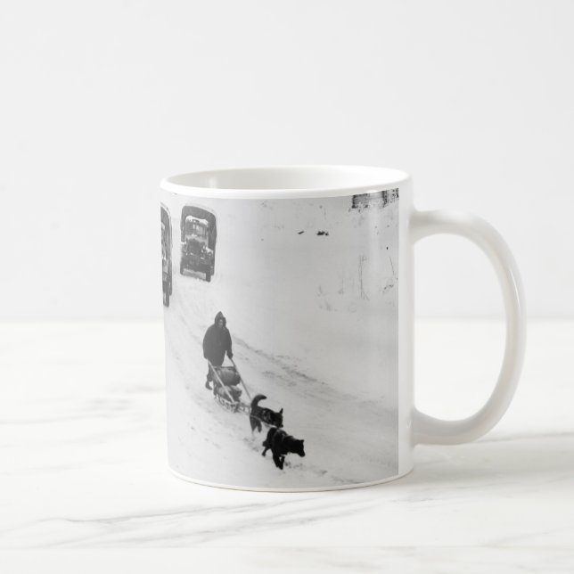 Mug Camions d'Alaska de luge tirée par des chiens et (Droite)