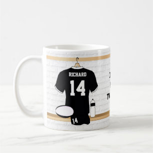 Mug Camions de ventilateur de rugby personnalisés uniq