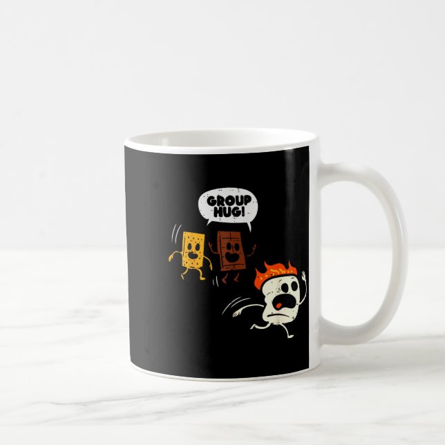 Mug Camng Group Hug Smores Funny Marshmallow Men Women (Droite)