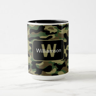 Mug Camo Kaki Forestier Avec Personnalisation