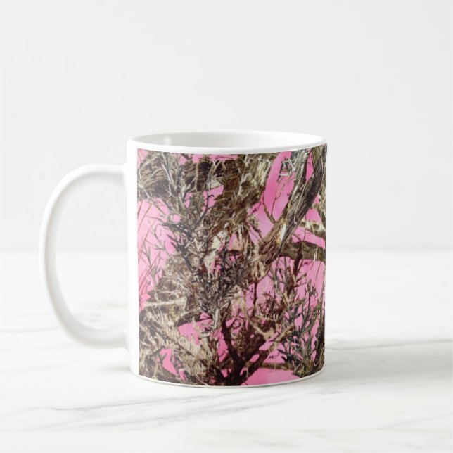 Mug Camo rose - cadeaux de camouflage - (Gauche)