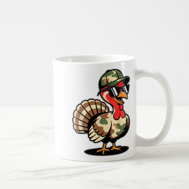 Mug Camo Turkey Day Hunting Fall Thanksgiving  (Droite)