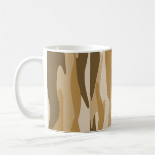 Mug Camouflage Abstrait Brown Tone