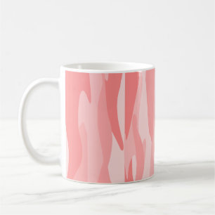 Mug Camouflage Abstrait rose