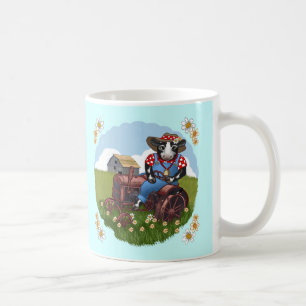 Mug Camouflage du tracteur de conduite de vache