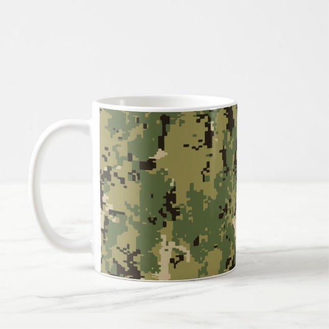 Mug Camouflage naval Woodland (Gauche)