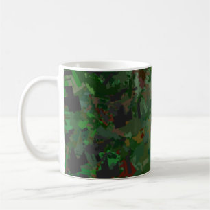 Mug Camouflage Pixels Woods