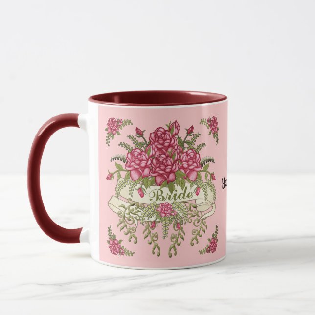 Mug Camouflure de mariage de mariée (Gauche)