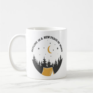 Mug Camp de Lune pour une Paix d'Esprit Hors Ligne