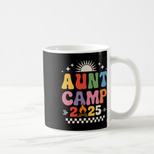 Mug Camp de vacances de tante rétro 2025 Camp d'été