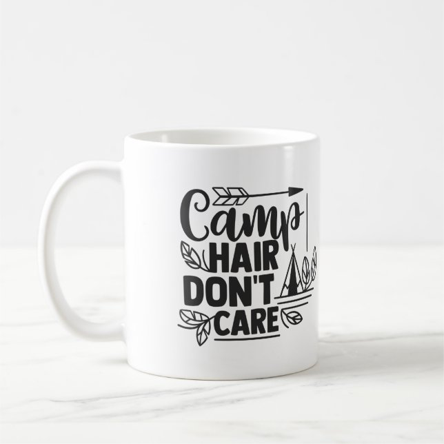 Mug Camp Hair s'en fiche (Gauche)