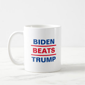 Mug Campagne "Biden bat Trump" pour un café en poudre