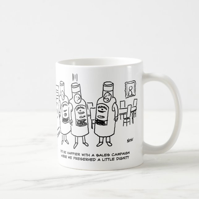 Mug Campagne de vente manquant de dignité (Droite)