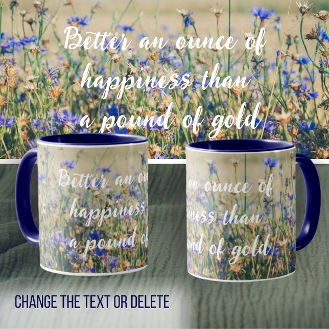 Mug Campagne rustique Champ de Cornflower (Créateur téléchargé)