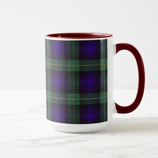 Mug Campbell de tartan d'écossais de plaid de clan (Droite)