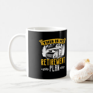 Mug Camper Camping RV Motorhome Voici Ma Retraite