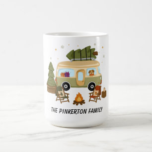 Mug Camper de Noël personnalisé et cosy