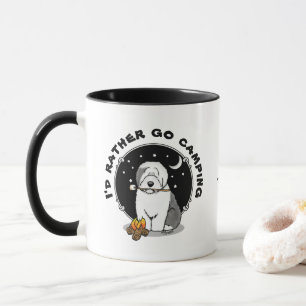 Mug Camper de randonneur Vieux anglais Chien de chien