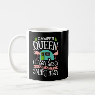 Mug Camper Queen Classy Sassy Smart Drôle Femmes Fille