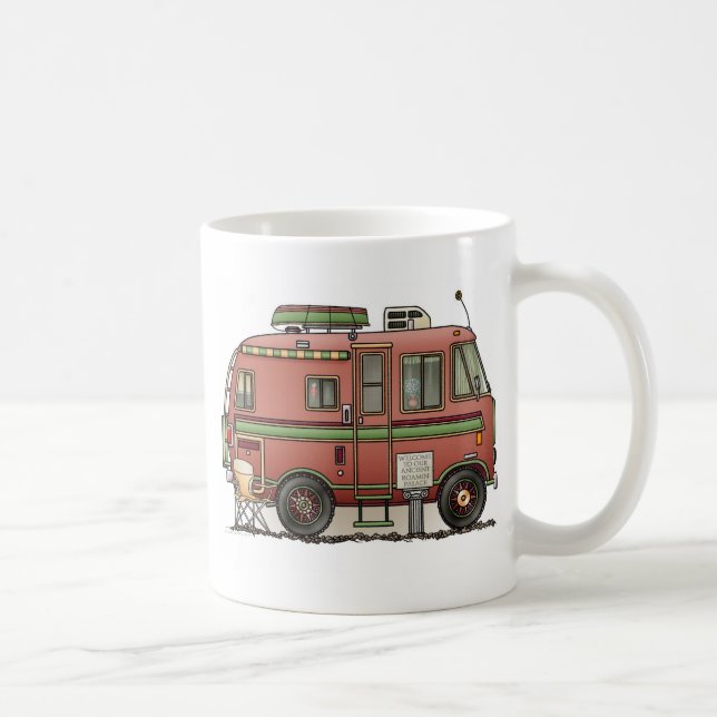 Mug Campeur rv de camping-car de Travco (Droite)