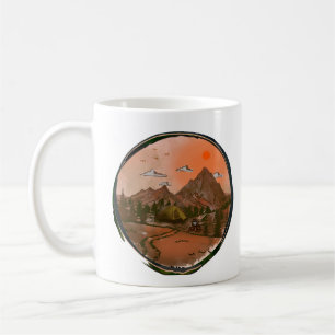 Mug Camping Aventure Nature Paysage