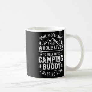 Mug Camping Buddy Marié le mien T Shirt Hommes Mari Ép