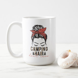 Mug Camping Cheveux s'en fiche