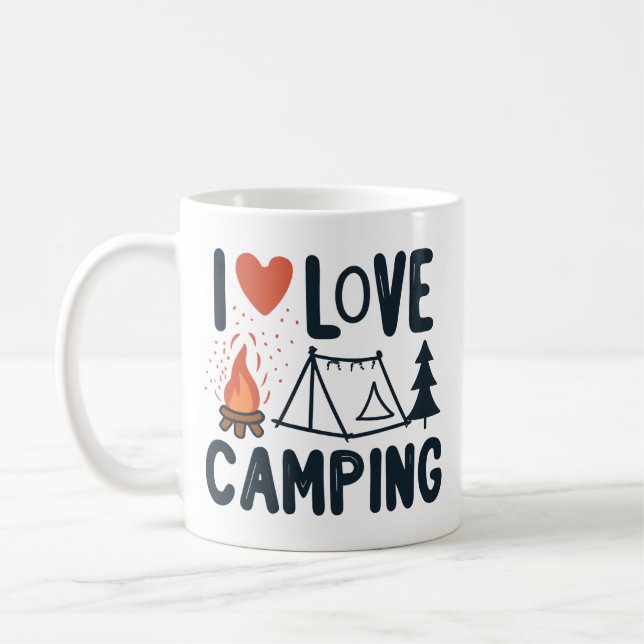 Mug Camping Cute I Love (Gauche)