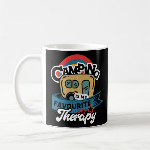 Mug Camping Est Ma Thérapie Préférée Funny Randonnée C