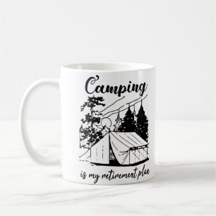 Mug Camping est mon plan de retraite 2021 Drôle campin