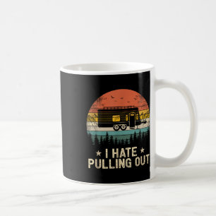Mug Camping Je déteste sortir la caravane vintage T