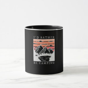 Mug Camping - Je Préférerais Faire Du Camping