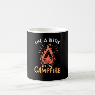 Mug Camping - La vie est meilleure au feu de camp