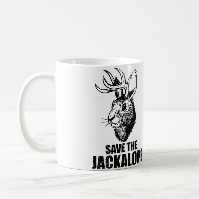 Mug Camping Lover Jackalope (Gauche)