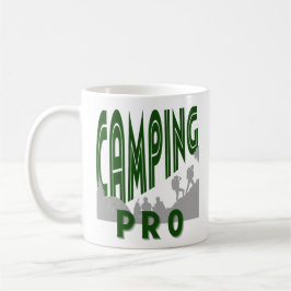 Mug Camping pro print pour lui - camper professionnel