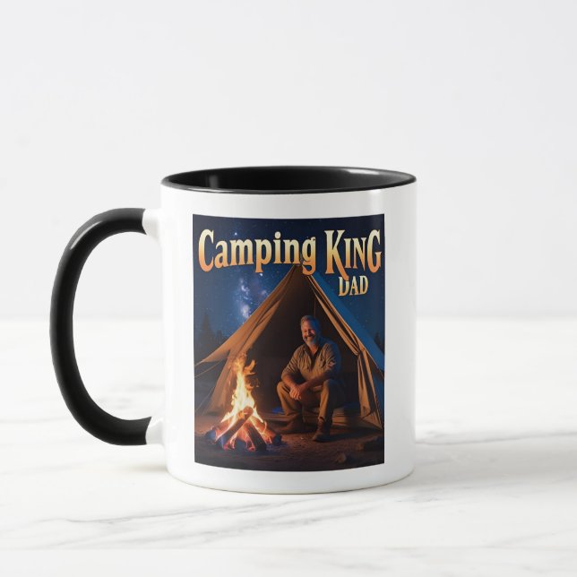 Mug Camping robuste King Papa (Gauche)