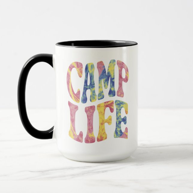 Mug Camping Summer Girls Camp Life Cravate-Die Retro (Gauche)